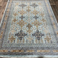 Классический ковер Mystic lux 09968 Голубой